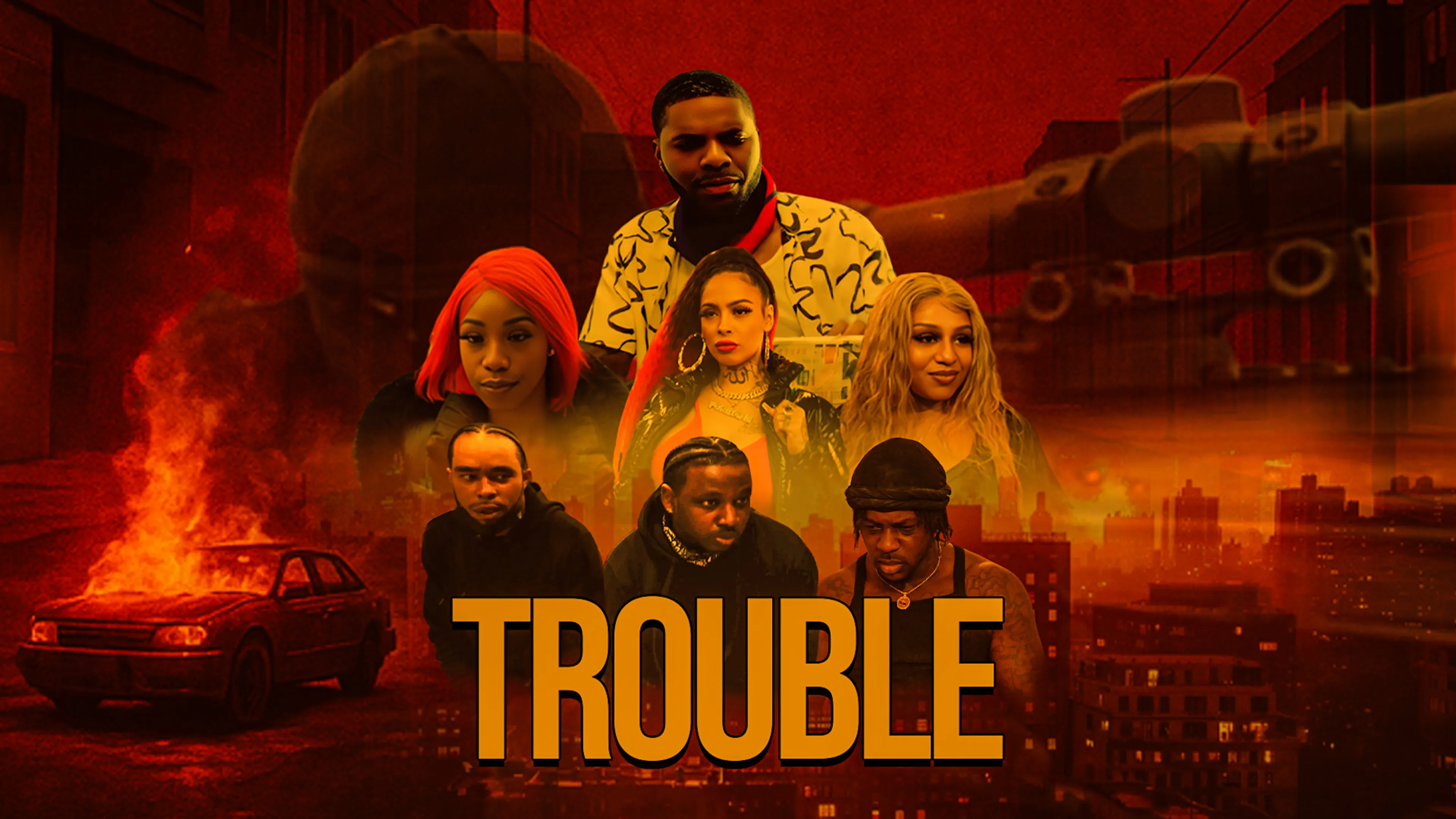 Trouble poster